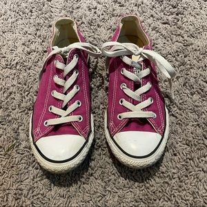 Magenta Converse Chuck Taylor Sneakers